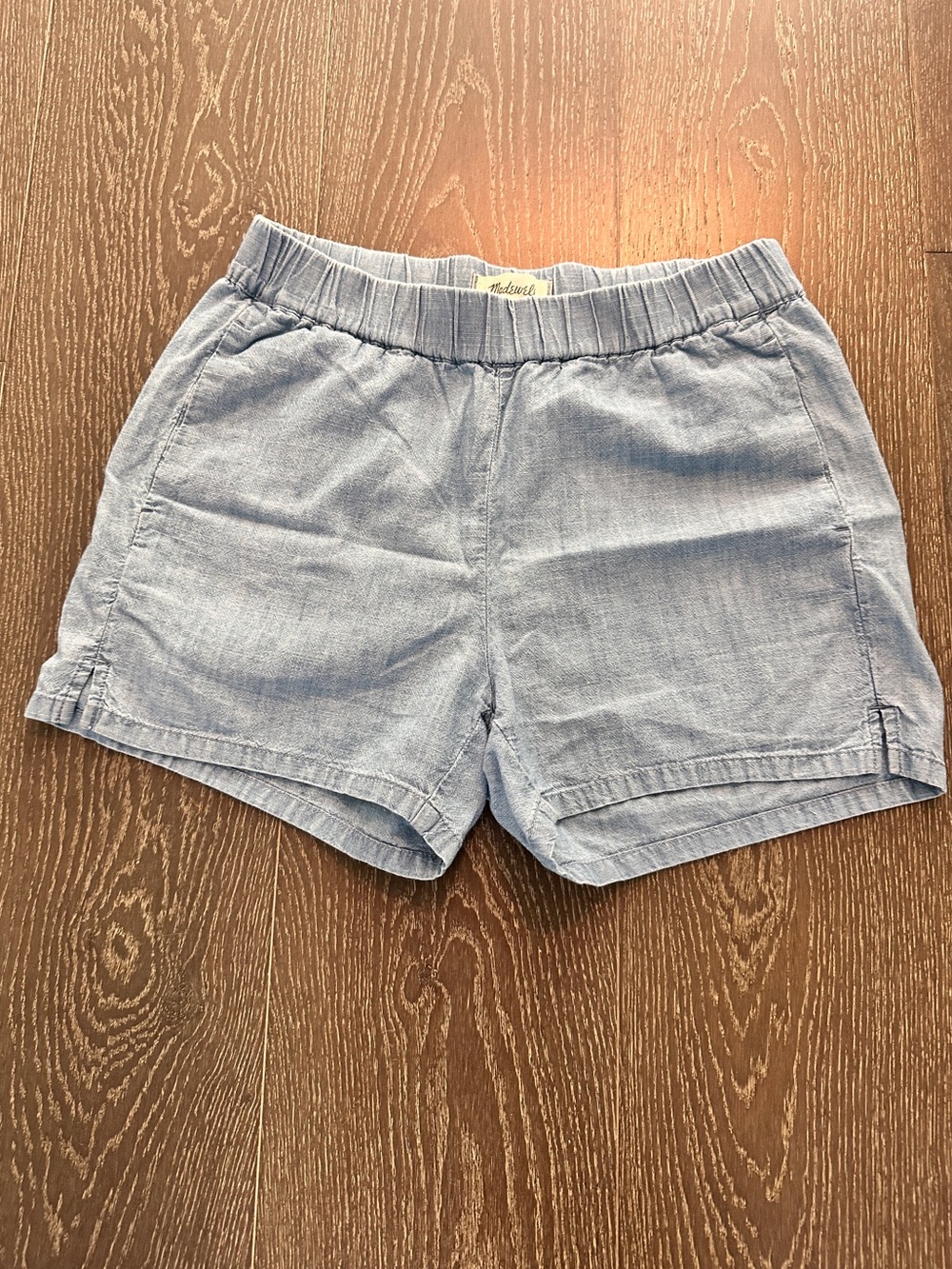 Madewell Chambray Pull-On Shorts